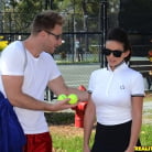 India Summer in 'Topless tennis'