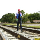 Kelsi Monroe in 'Poke em xxx parody'