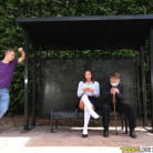 Abella Danger in 'Bus bench creepin'