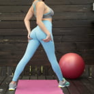 Ashley Adams in 'Big Natural Exercise Boobs'