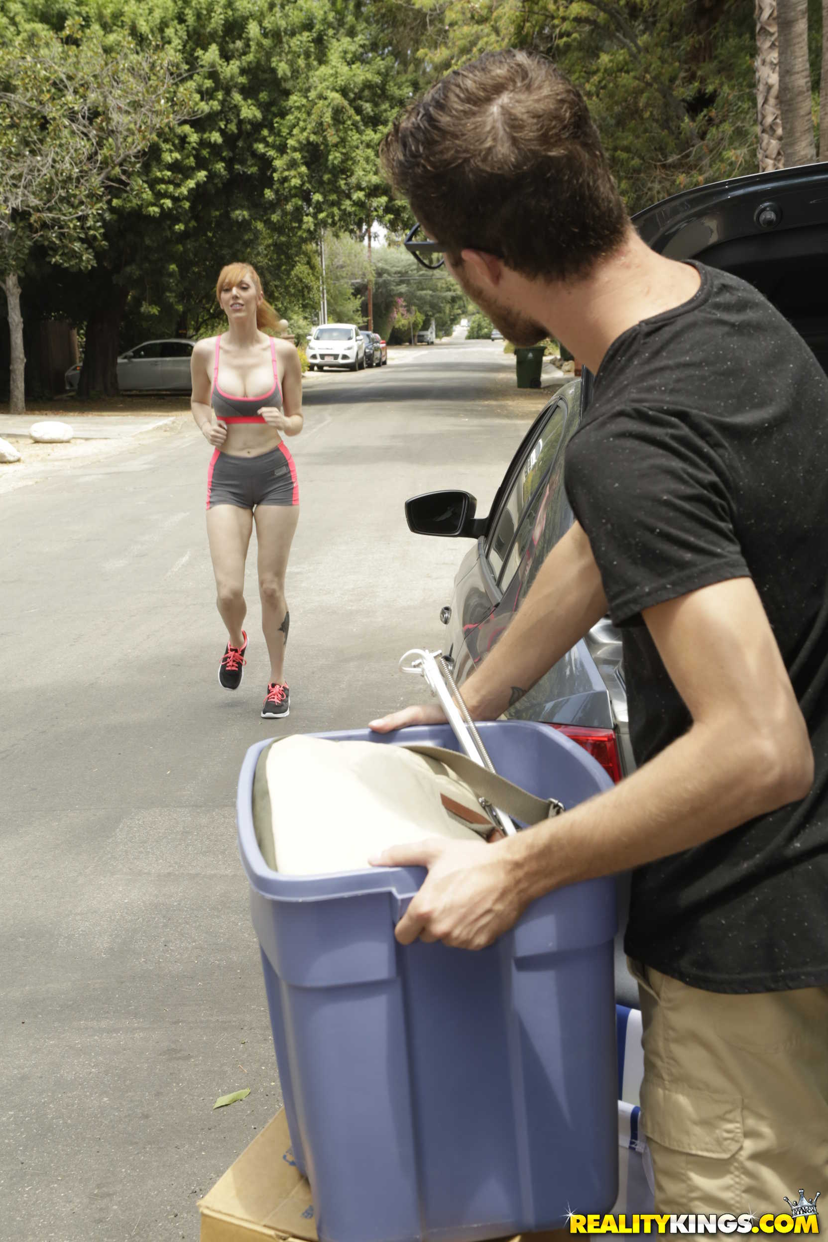 Moving In On Busty Neighbor